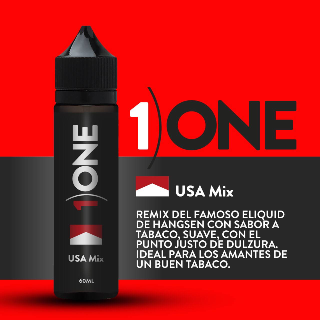 Líquido USA MIX - ONE - 3mg - 60ml