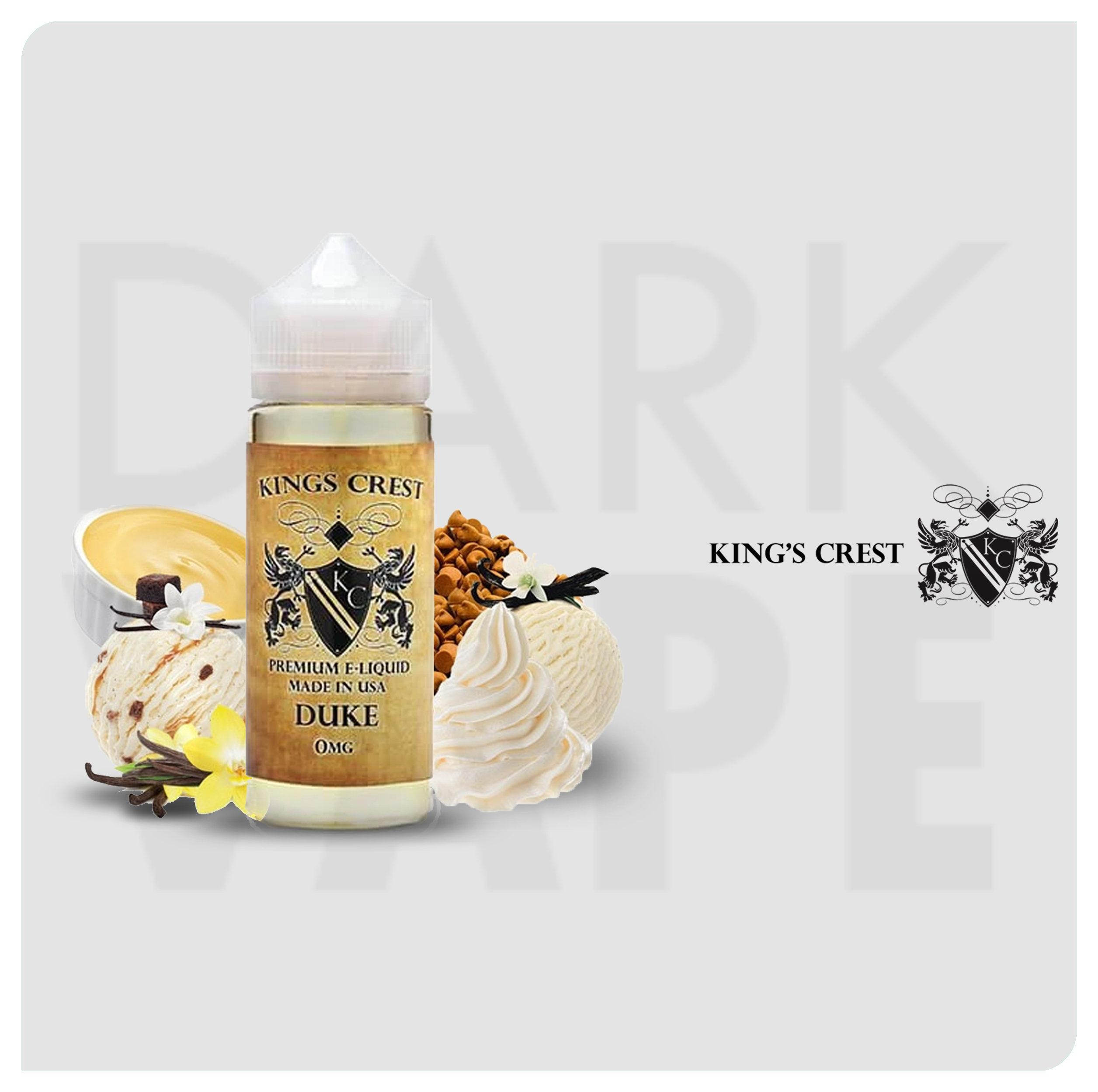 E-LIQUID - Importado - King's Crest - Duke - 3mg - 120ml