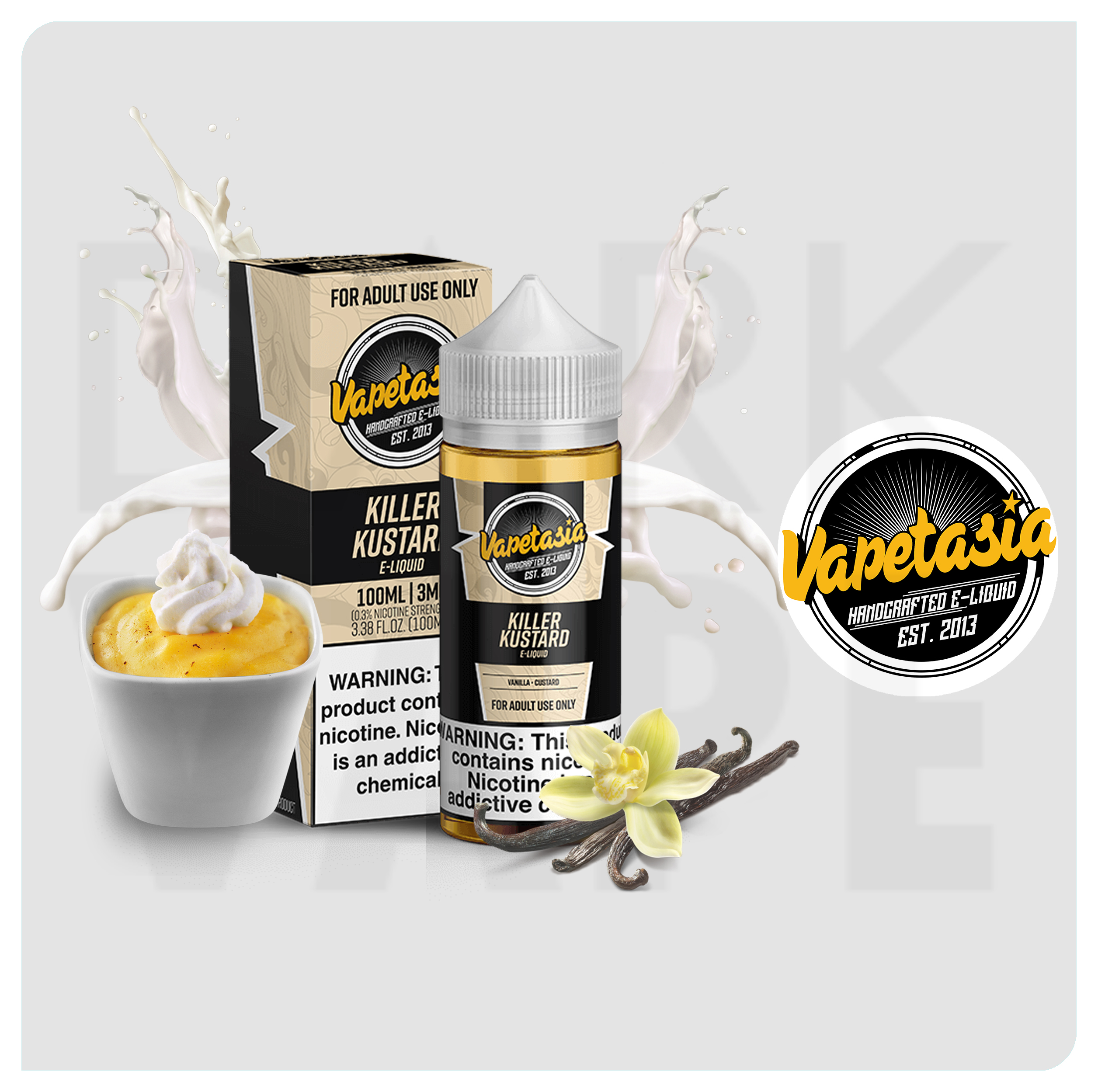 Vapetasia - Killer Kustard - 3mg - 100ml