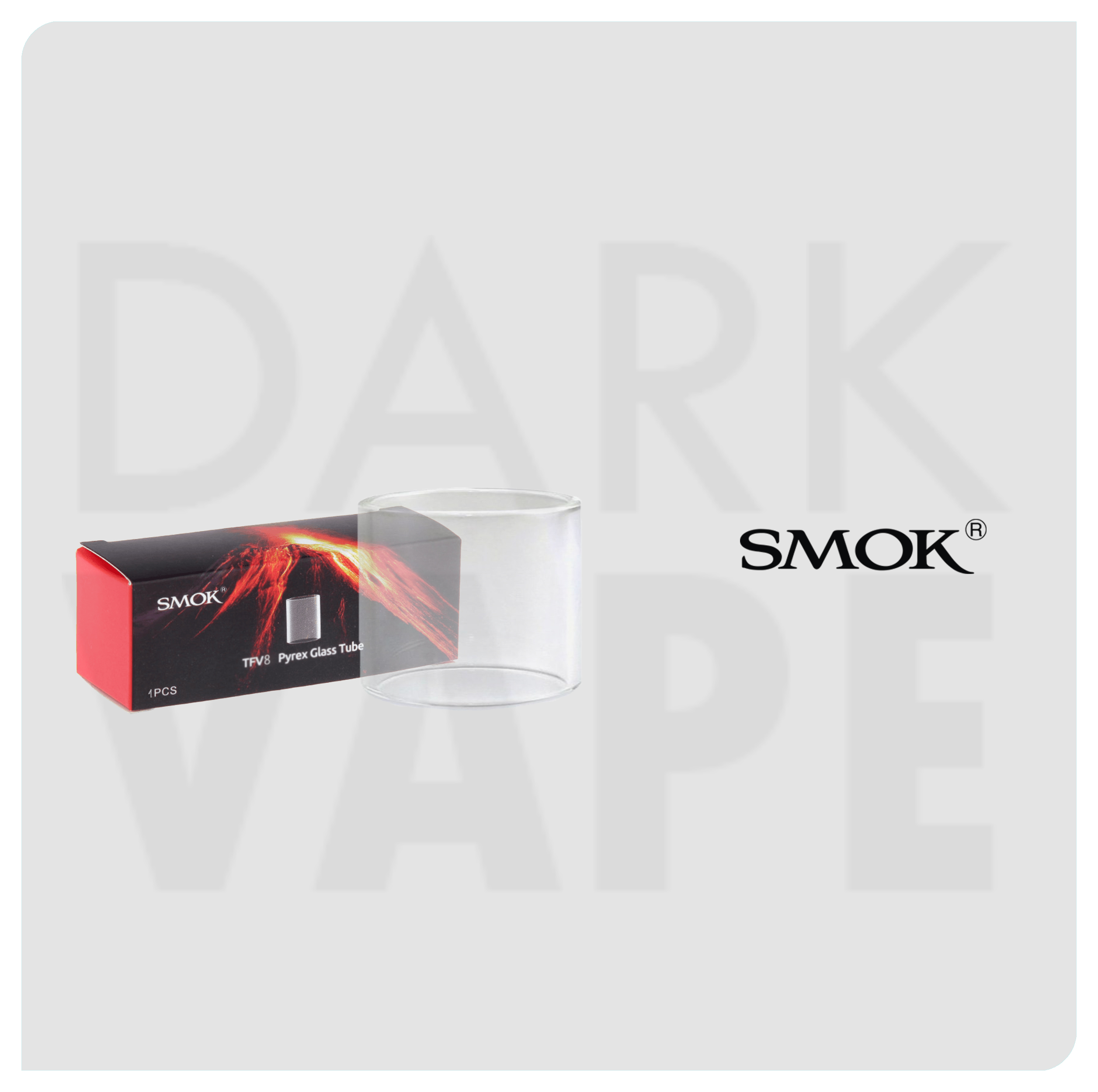 PIREX - Glass - SMOK - TFV8 BIG BABY "5ml" - (Pack x 1) - TRANSPARENTE