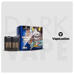 REPUESTO - Pod´s - Vapelustion - Hannya Nano pod cartucho HN-01A 2ml - (Pack x 2) - BLACK