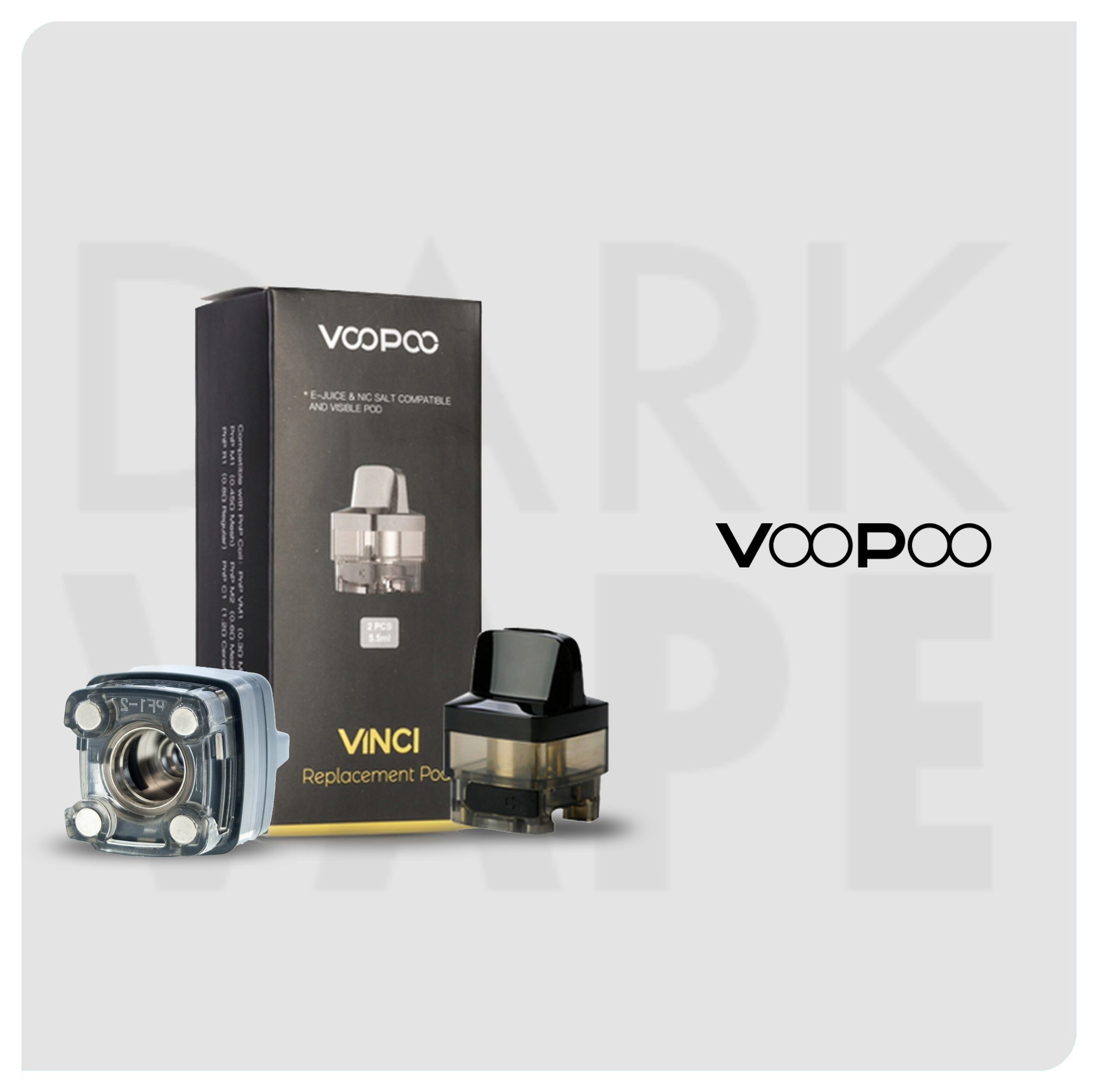 REPUESTO - Tanque - Voopoo - VooPoo Vinci Replacement Pod - 2PK - (Pack x 1)