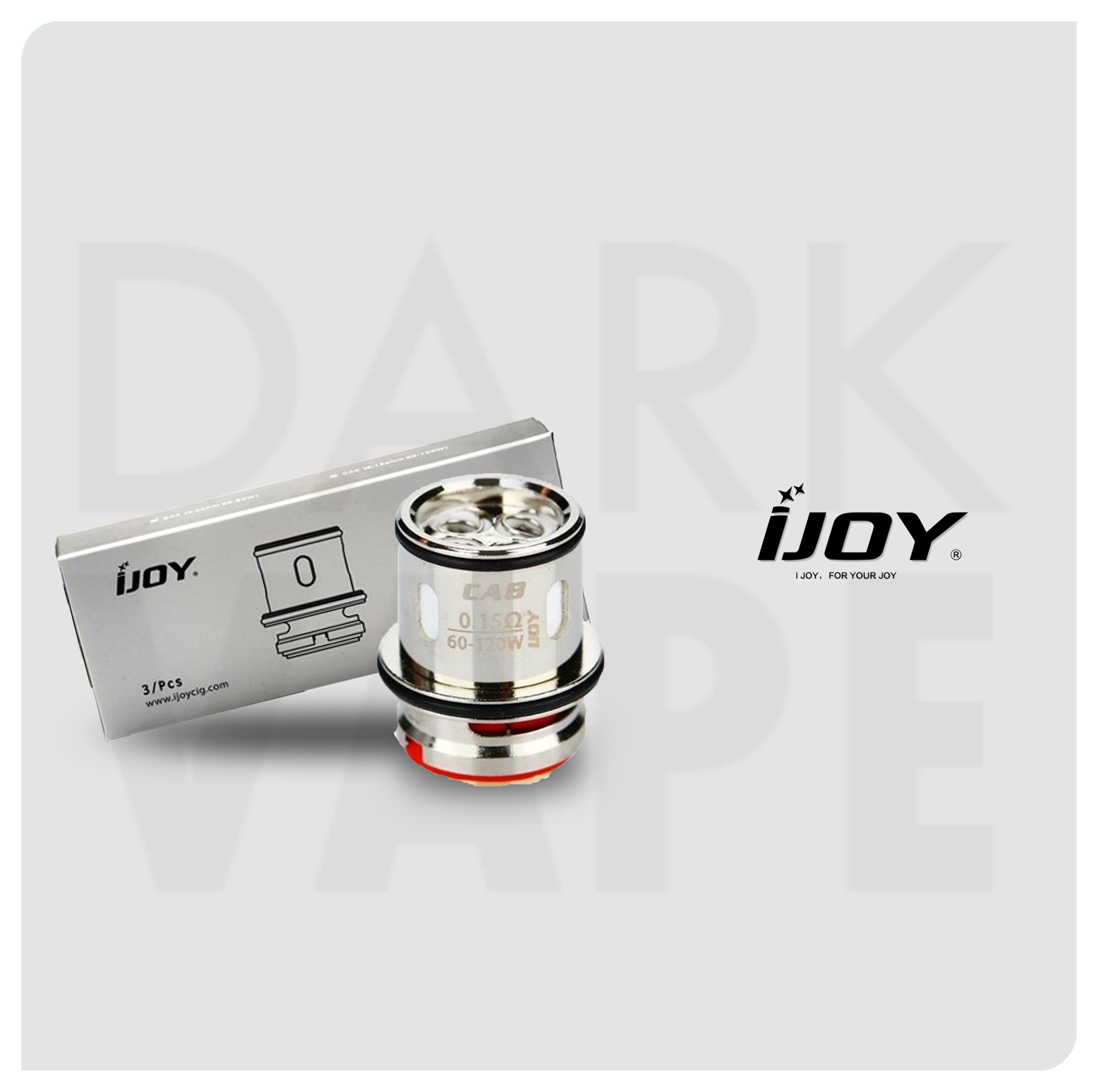 RESISTENCIA - Comercial - Ijoy - CA8 Coils "0.15 Ohm" - (Pack x 3)