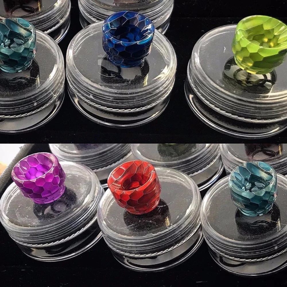 DripTip - Snake skin Pattern "810" - ROJO - Imagen 2