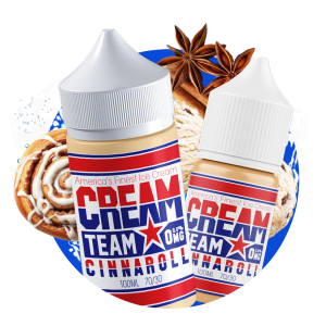 King's Crest Cream Team - Cinnaroll - 100ml - 3mg
