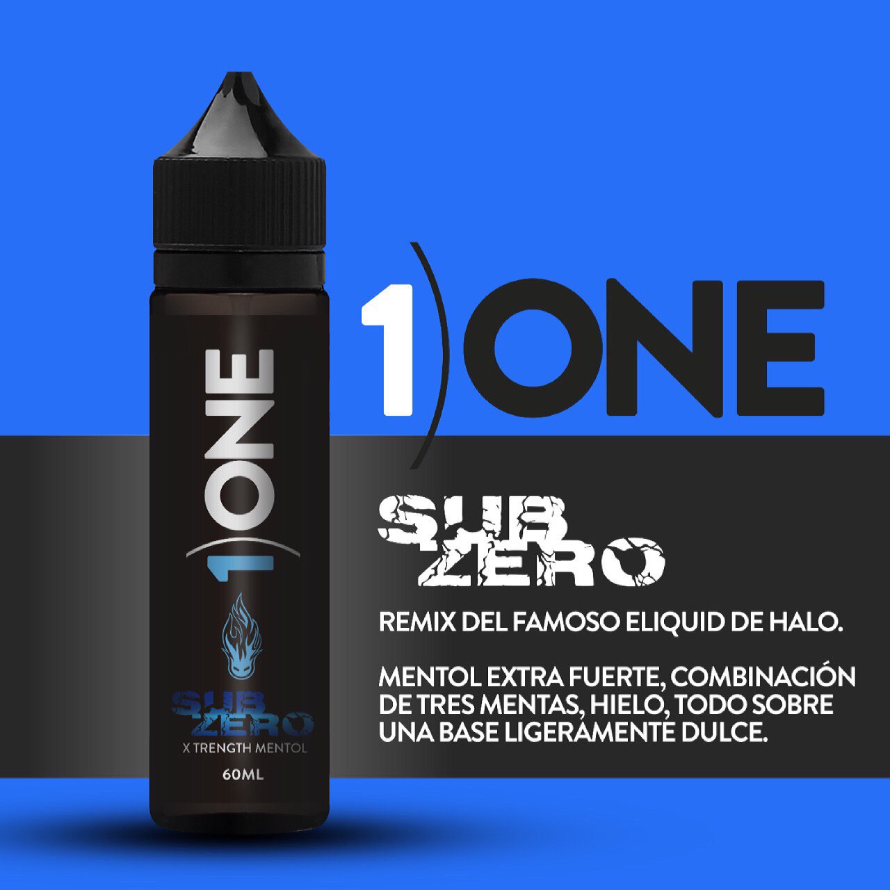Líquido SUB ZERO - ONE - 3mg - 60ml