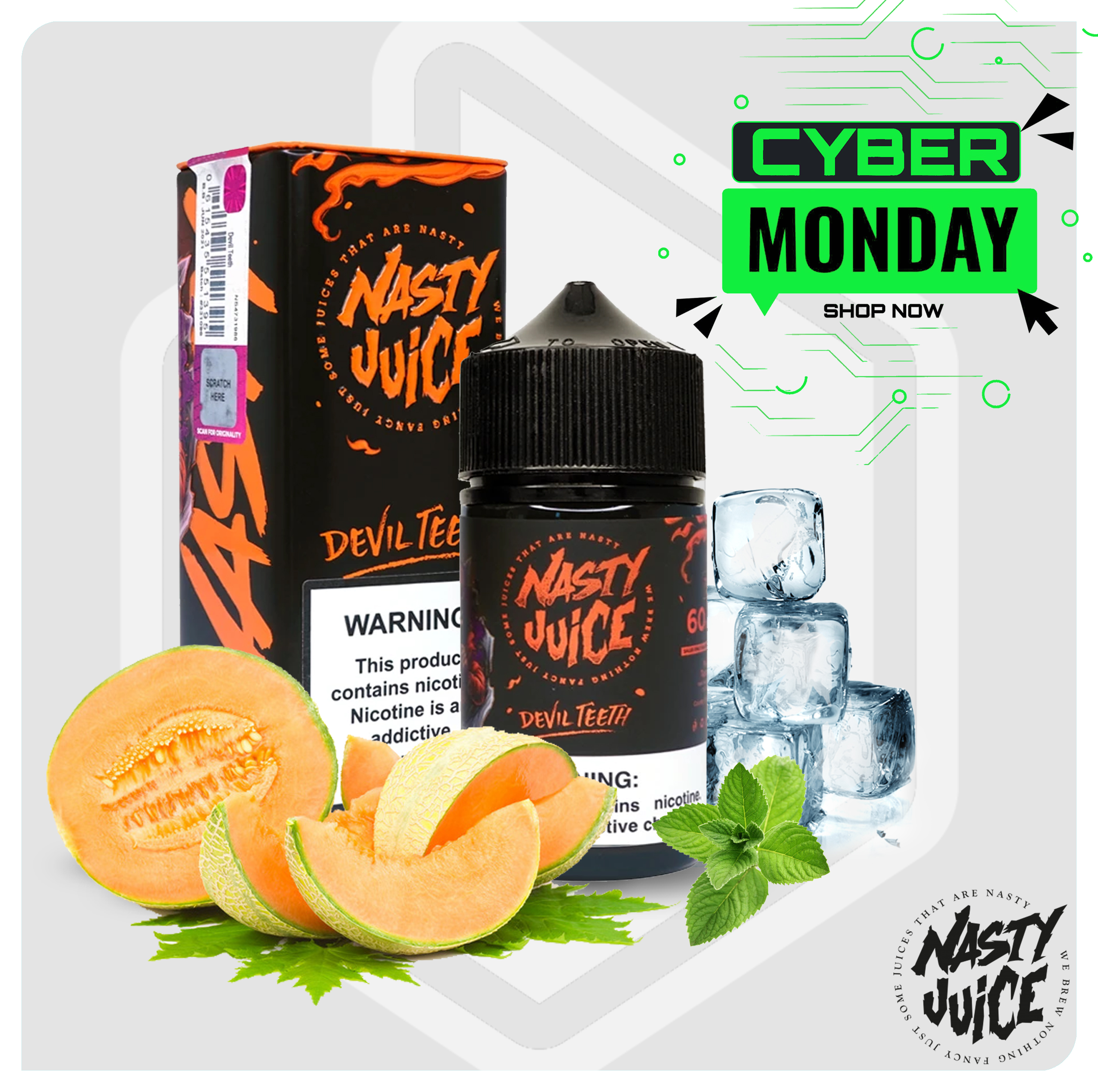 Devil Teeth "Low Mint" - Nasty Juice