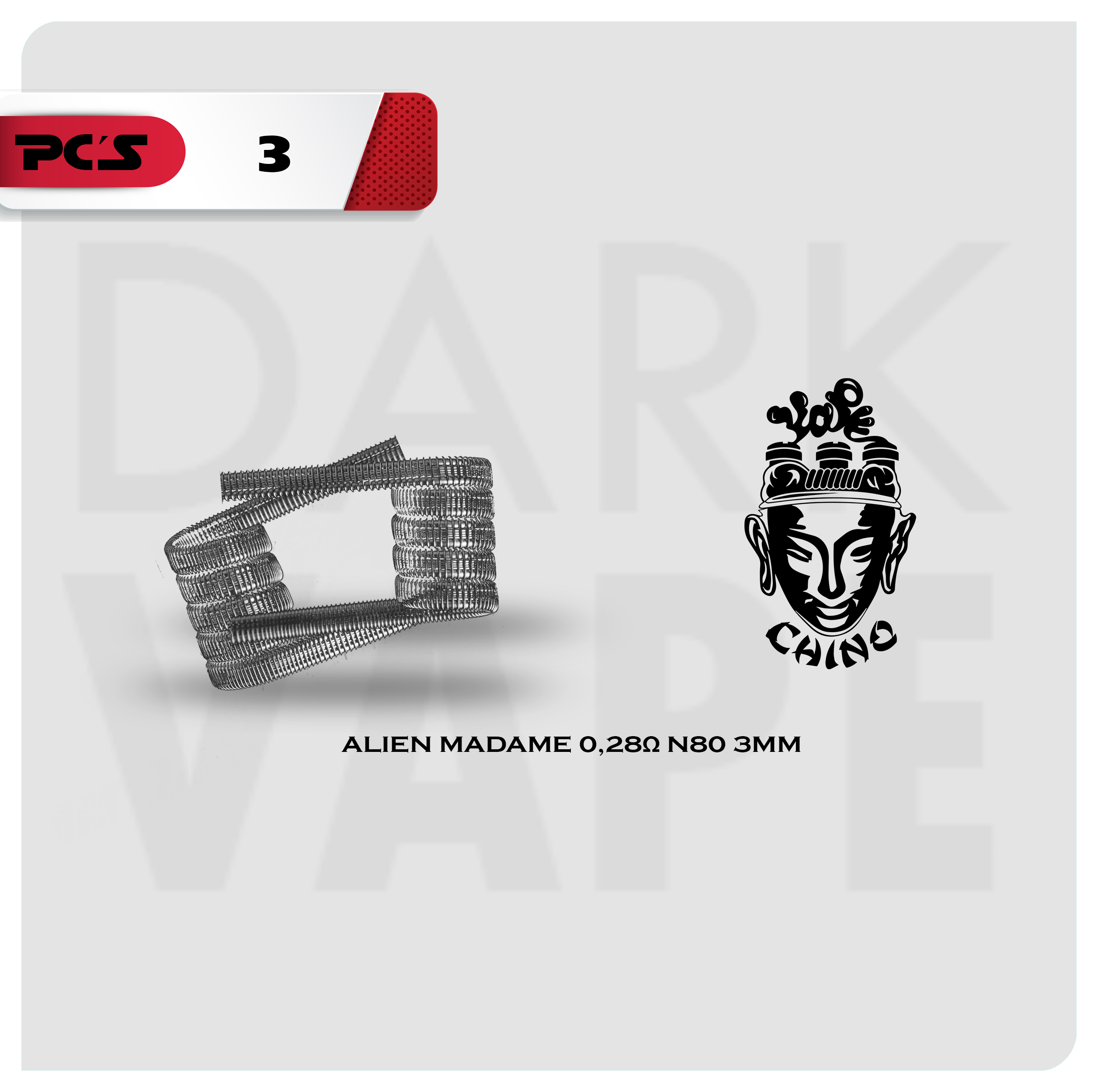 ALIEN MADAME 0,28Ω c/u N80 3mm X3