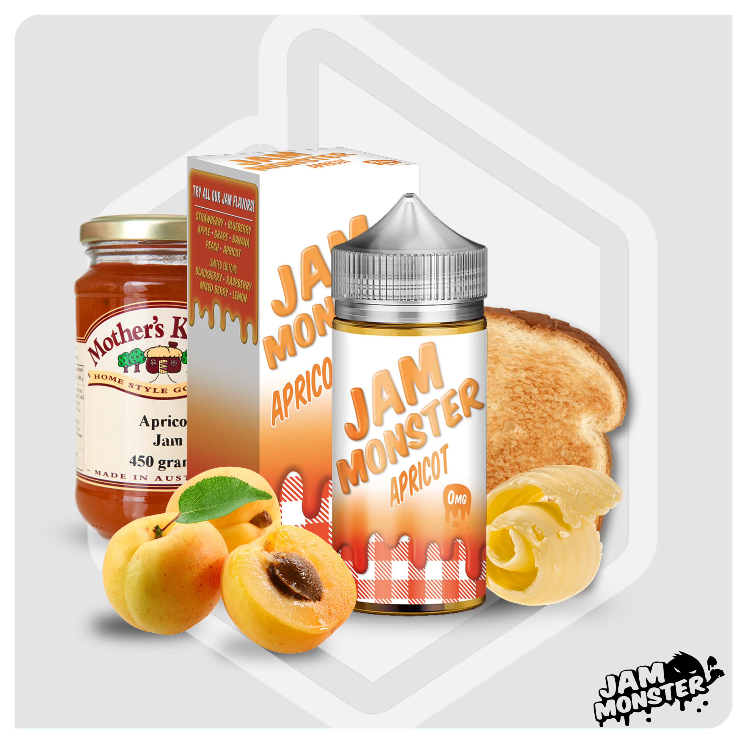liquido jam monster apricot