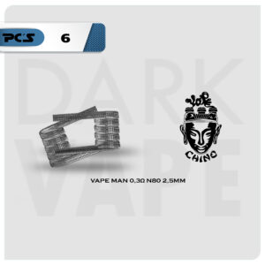 VAPE MAN 0,30Ω c/u N80 2,5mm (ex Ant-Man) x6