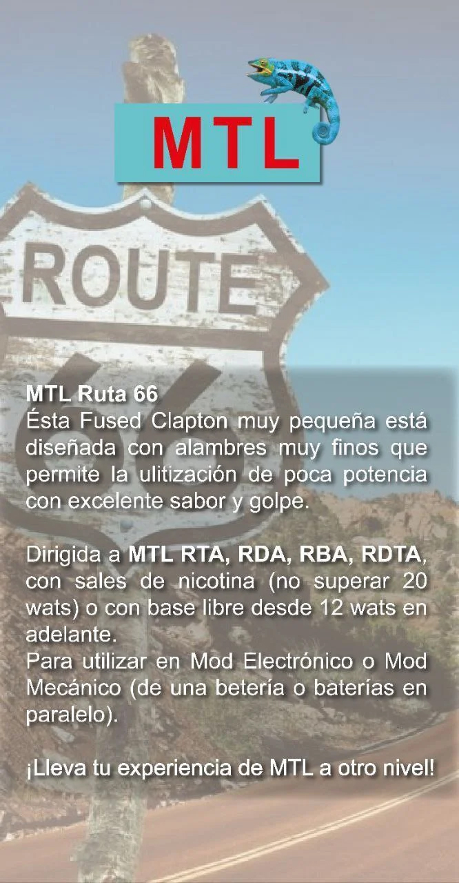 ROUTE 66 0,66Ω c/u N80 2,5mm x6 - Imagen 3