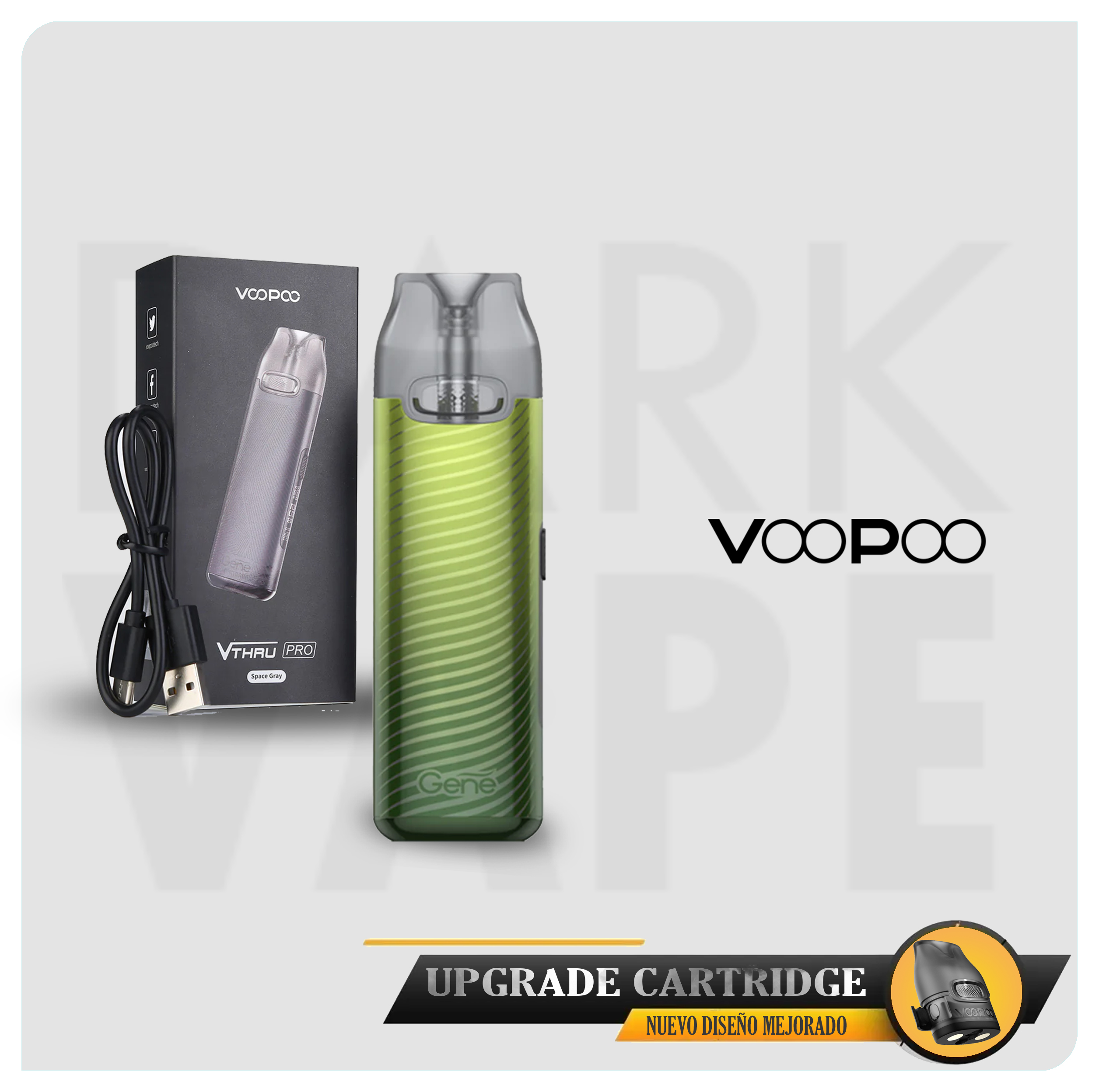 Voopoo Vthru Pro Kit - SILKY GREEN - Pod Recargable