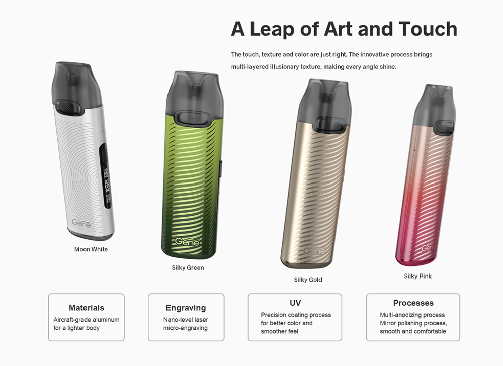 Voopoo Vthru Pro Kit - SILKY GREEN - Pod Recargable - Imagen 8