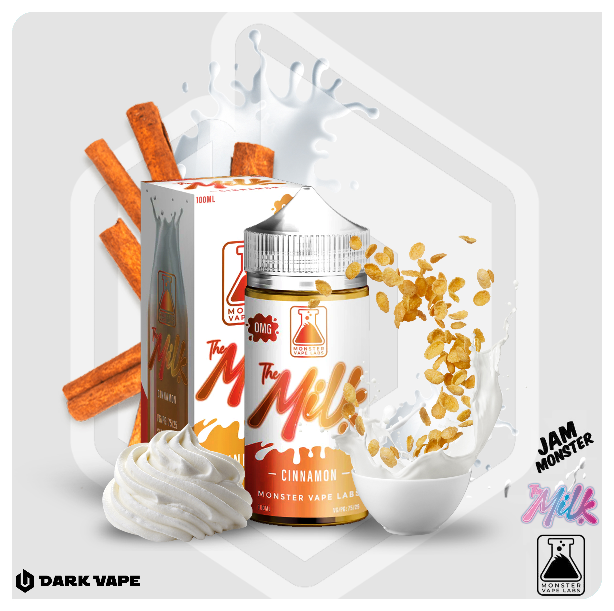 Jam Monster - The Milk Cinnamon - 100ml