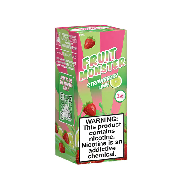 Jam Monster - Fruit Monster Strawberry Lime - 3mg - 100ml - Imagen 3