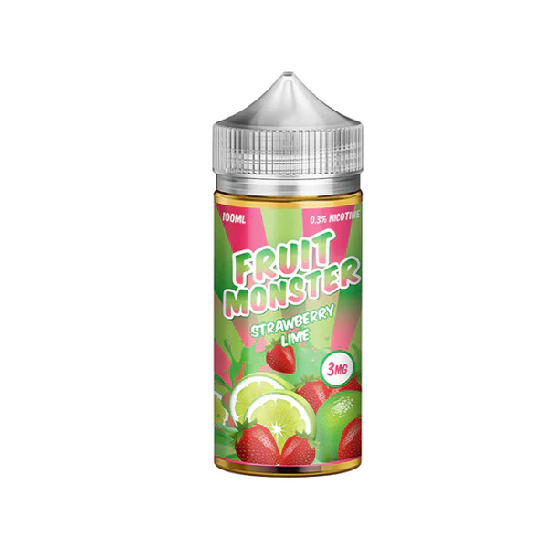 Jam Monster - Fruit Monster Strawberry Lime - 3mg - 100ml - Imagen 2