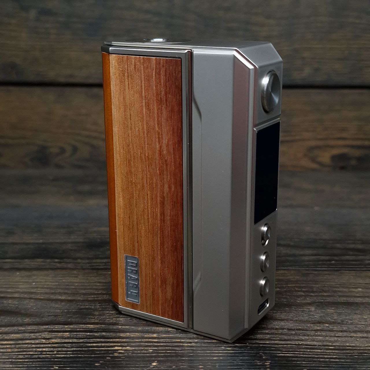 Drag 4 Box Mod Avanzado - PALE + GOLD WALNUT - Imagen 3