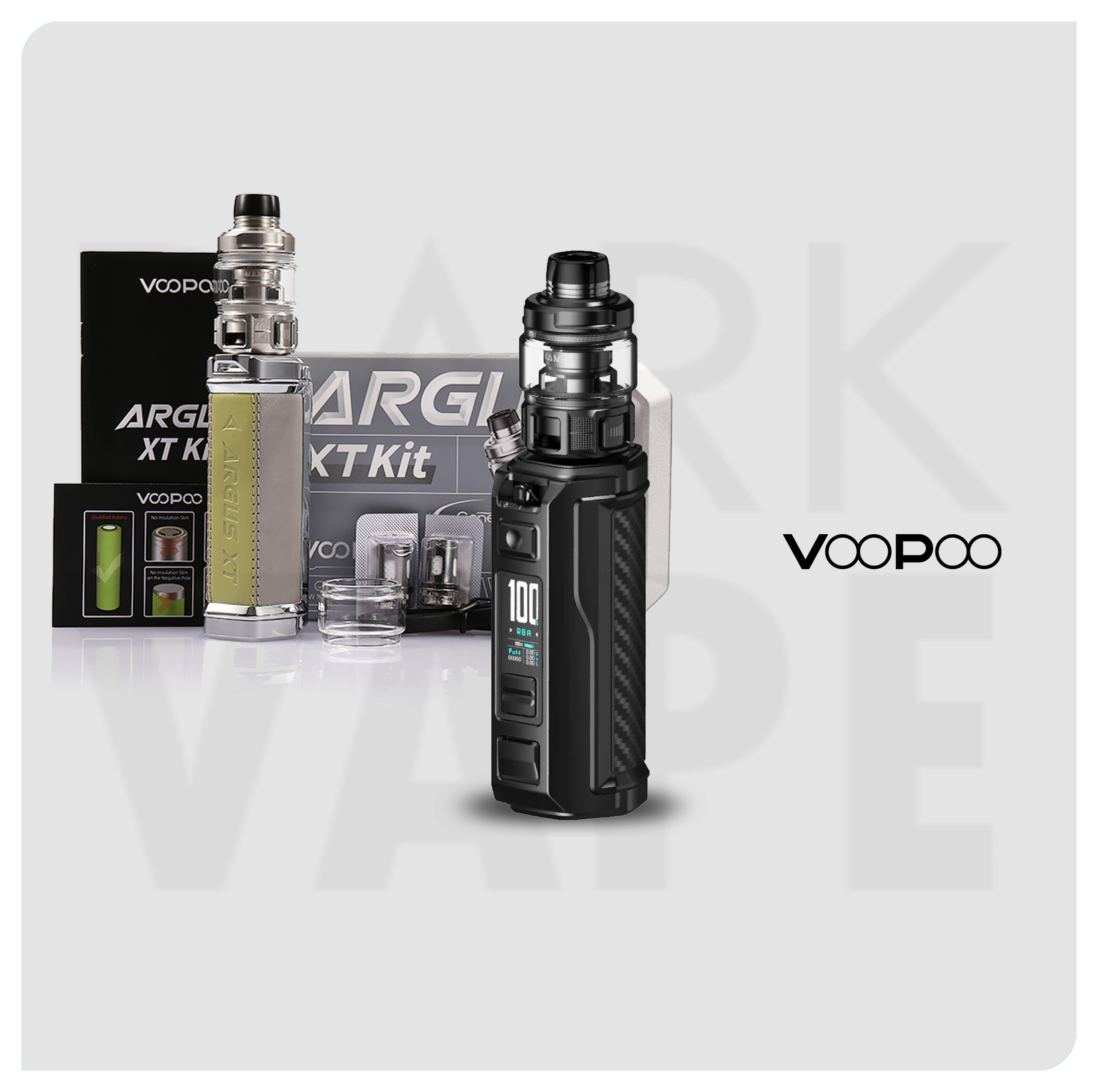 KIT vaper Electrónico - Voopoo Argus xt kit - 100w - CARBON FIBER