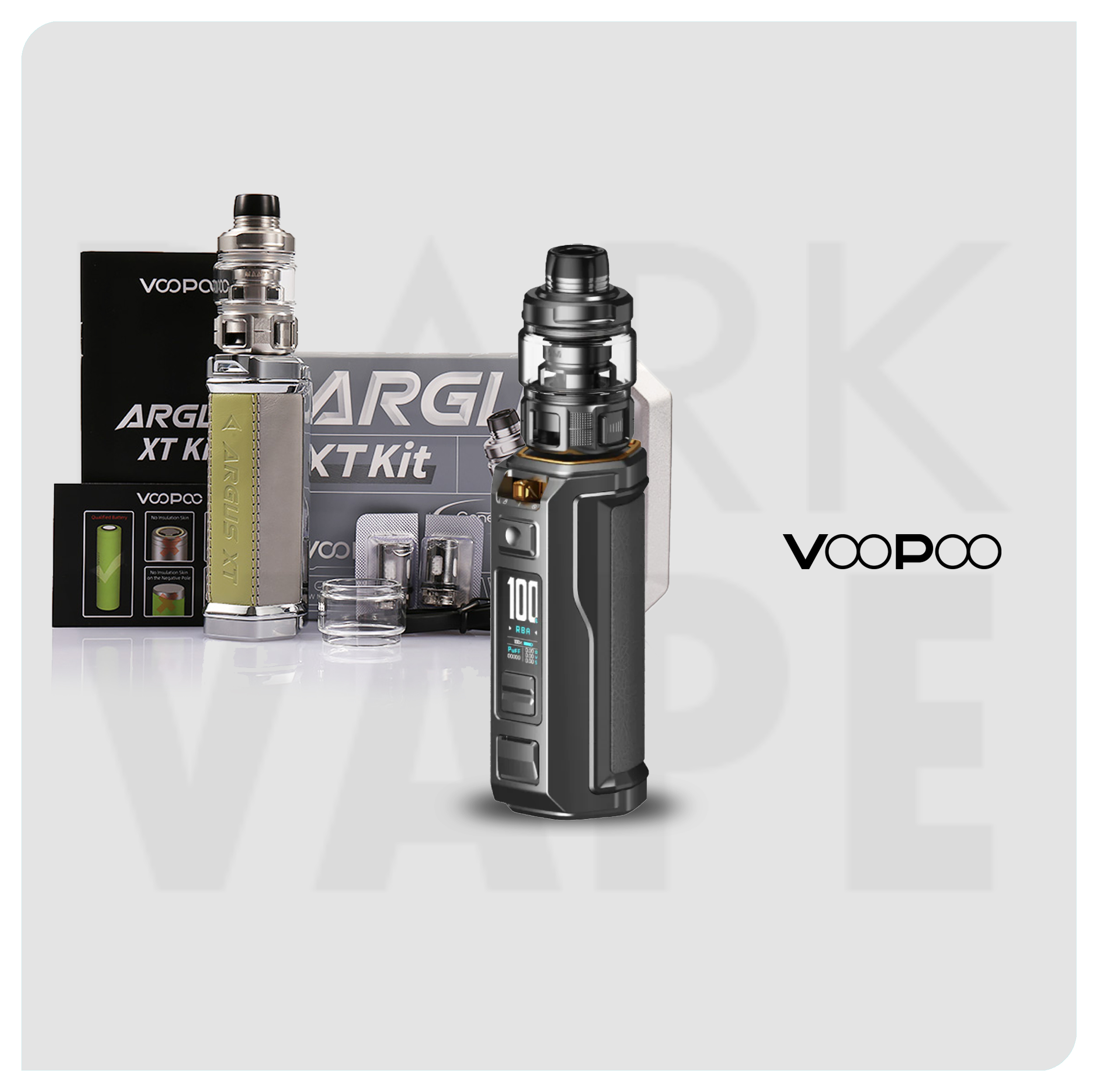 KIT vaper Electrónico - Voopoo Argus xt kit - 100w - GRAPHITE