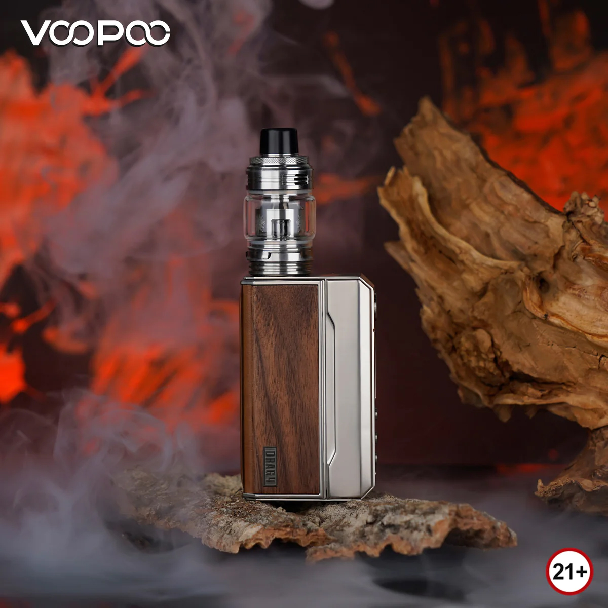 Drag 4 Box Mod Avanzado - PALE + GOLD WALNUT - Imagen 4
