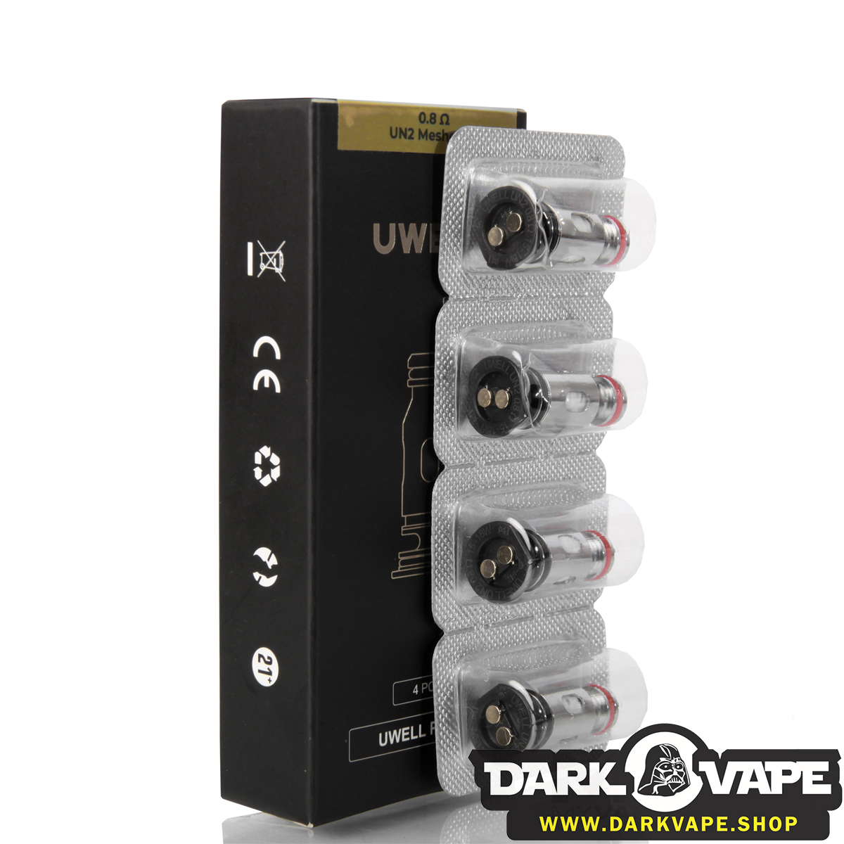 RESISTENCIA - Uwell For Crown B POD System - (Pack x 4) - Imagen 3