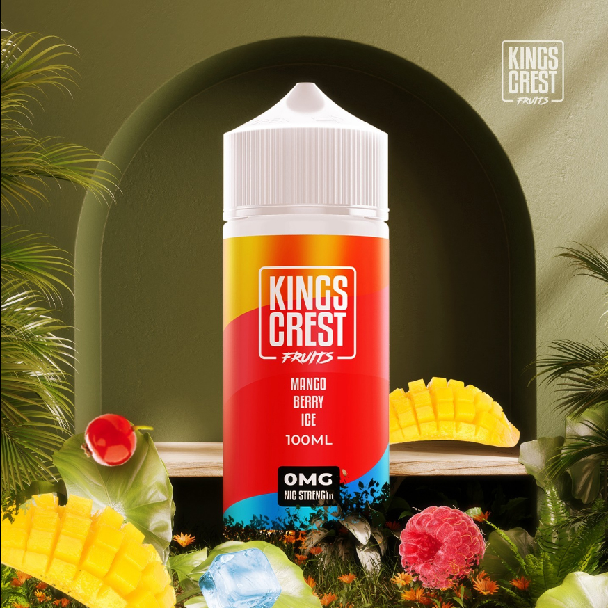 King's Crest Fruits - Mango Berry Ice - 120ml - 3mg - Imagen 3