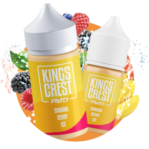 King's Crest Fruits - Banana Berry Ice - 120ml - 3mg