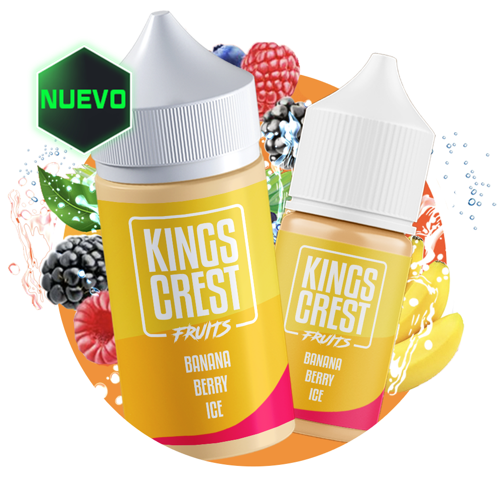 King´s Crest Fruits Sal Nic - Banana berry ice