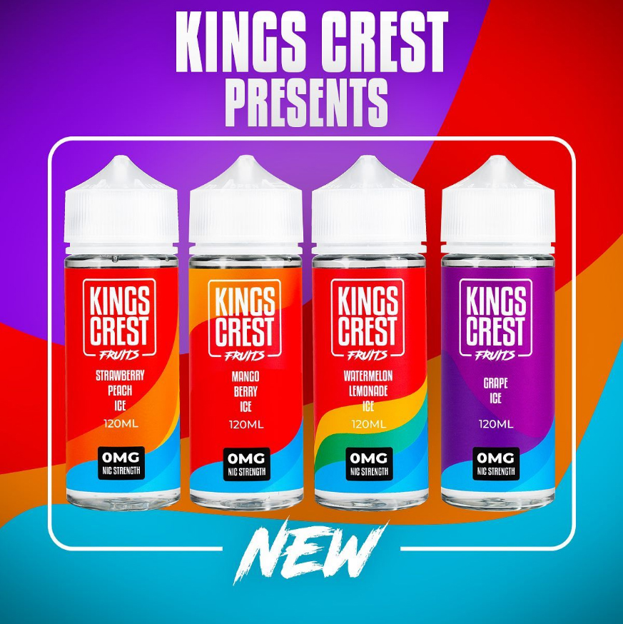 King's Crest Fruits - Grape Apple Ice - 3mg - 120ml - Imagen 2