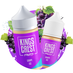 King's Crest Fruits - Grape Ice - 120ml - 3mg