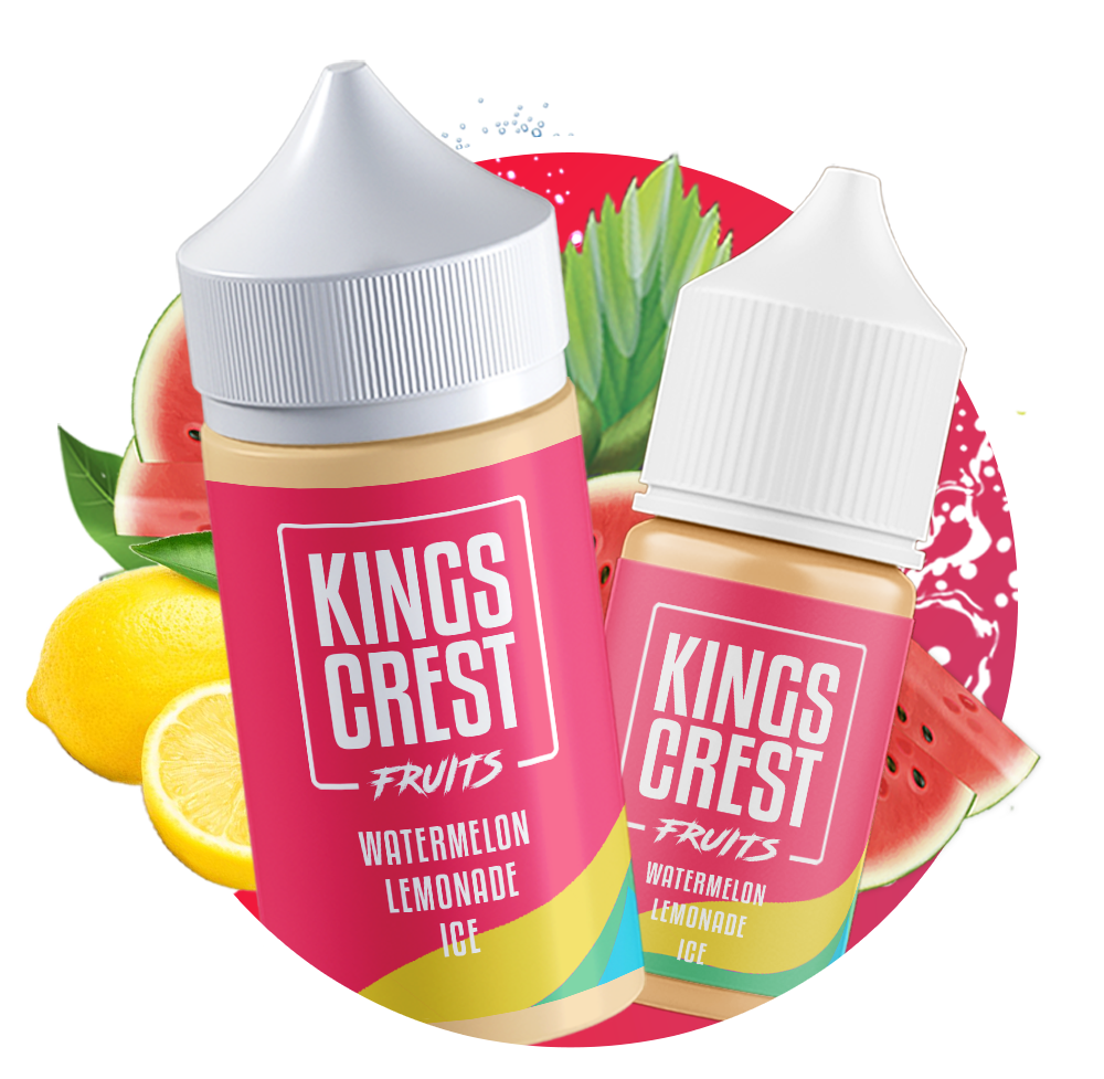 King´s Crest Fruits Sal Nic - Watermelon lemonade ice