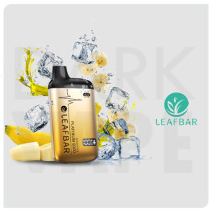 Desechable - LEAFBAR - PLATINUM8000 - Banana Ice - 5% - 8000 puff