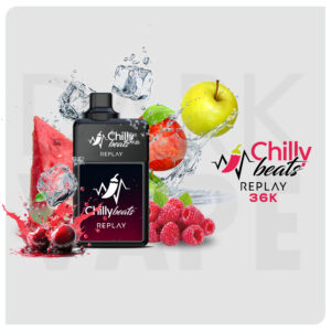 Descartable ChillyBeats REPLAY 36K - REPLAY 36K - Berries Watermelon Ice + Double Apple ice + Watermelon Cherry Ice