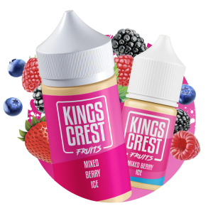 King's Crest Fruits- Mixed Berry Ice - 3mg - 120ml