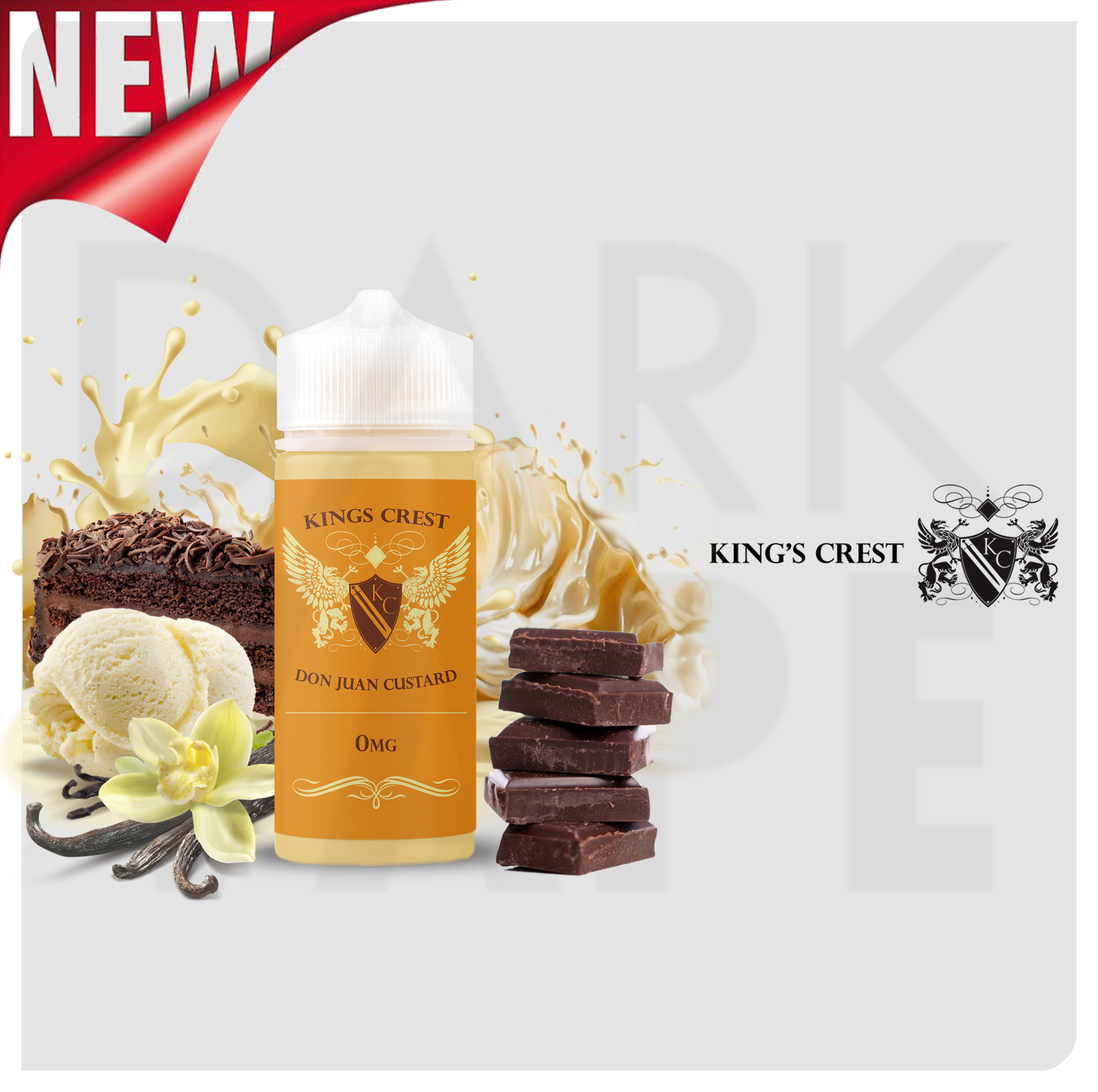Kings Crest Don Juan CUSTARD - 120ml - 3mg - Imagen 2