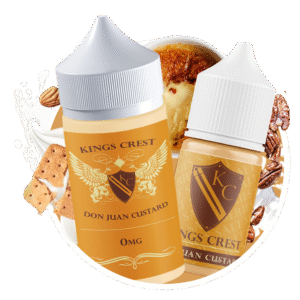 kings crest eliquid. Don juan custard eliquid 120ml