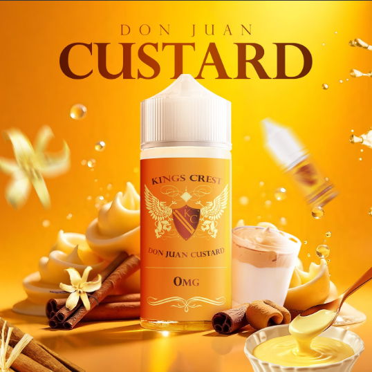 Kings Crest Don Juan CUSTARD - 120ml - 3mg - Imagen 3