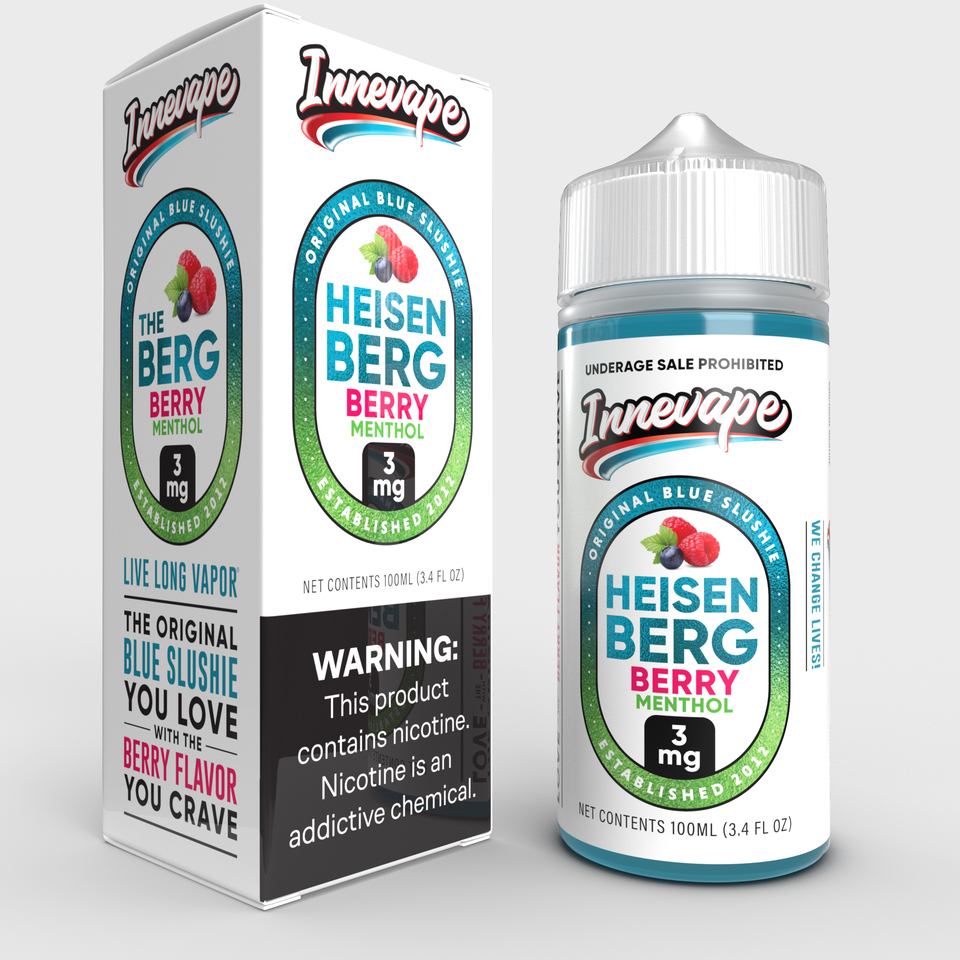 E-LIQUID - Heisenberg Berry Menthol - 3mg - 100ml INNEVAPE - Imagen 2