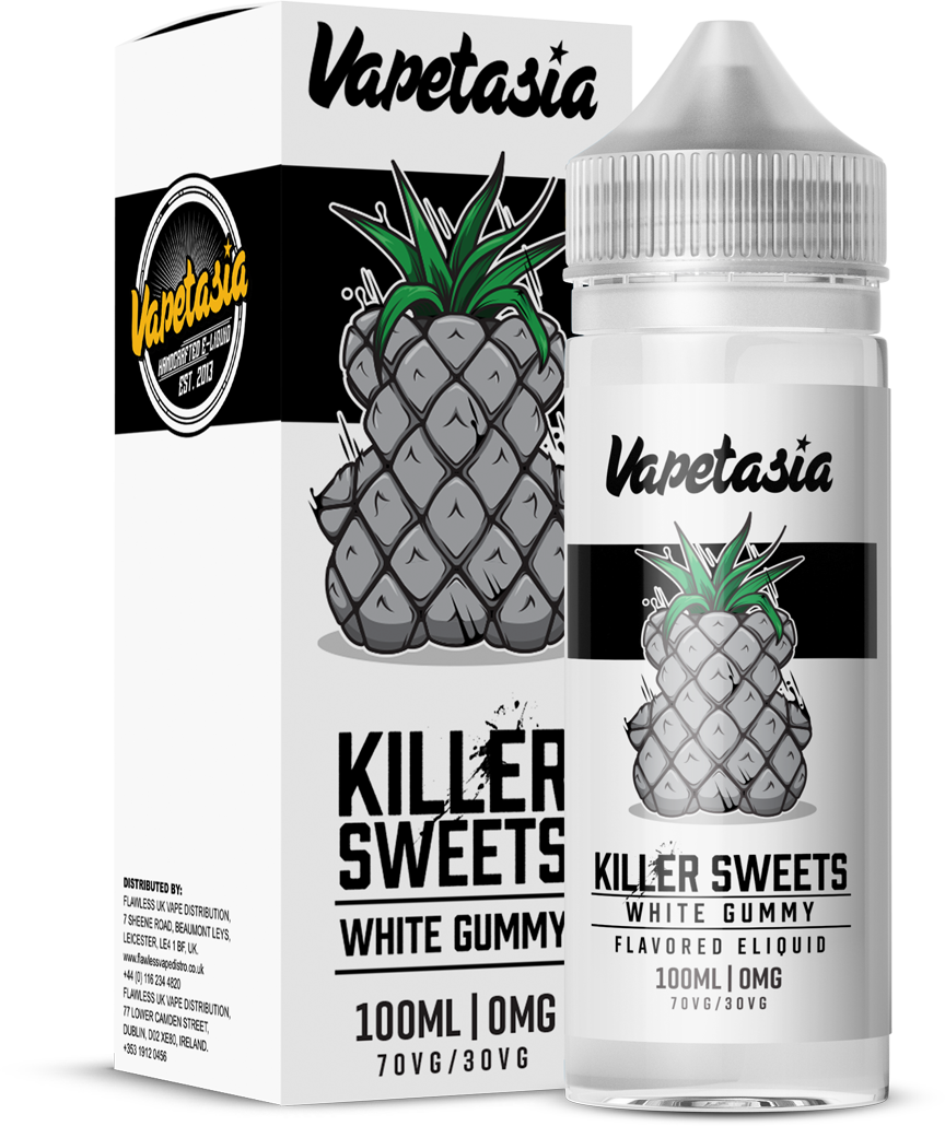 Vapetasia - Killer Sweets - WHITE Gummy - 3mg - 100ml - Imagen 2