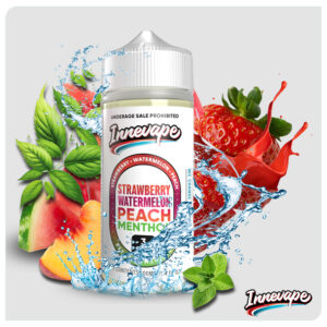 E-LIQUID - Strawberry Watermelon Peach Menthol - 3mg - 100ml INNEVAPE
