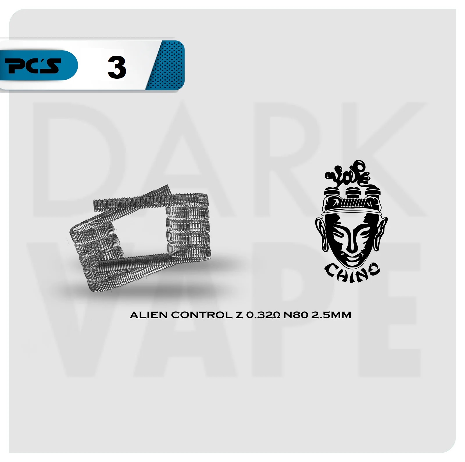 ALIEN CONTROL Z 0.32Ω N80 2.5mm - (Pack x 3)