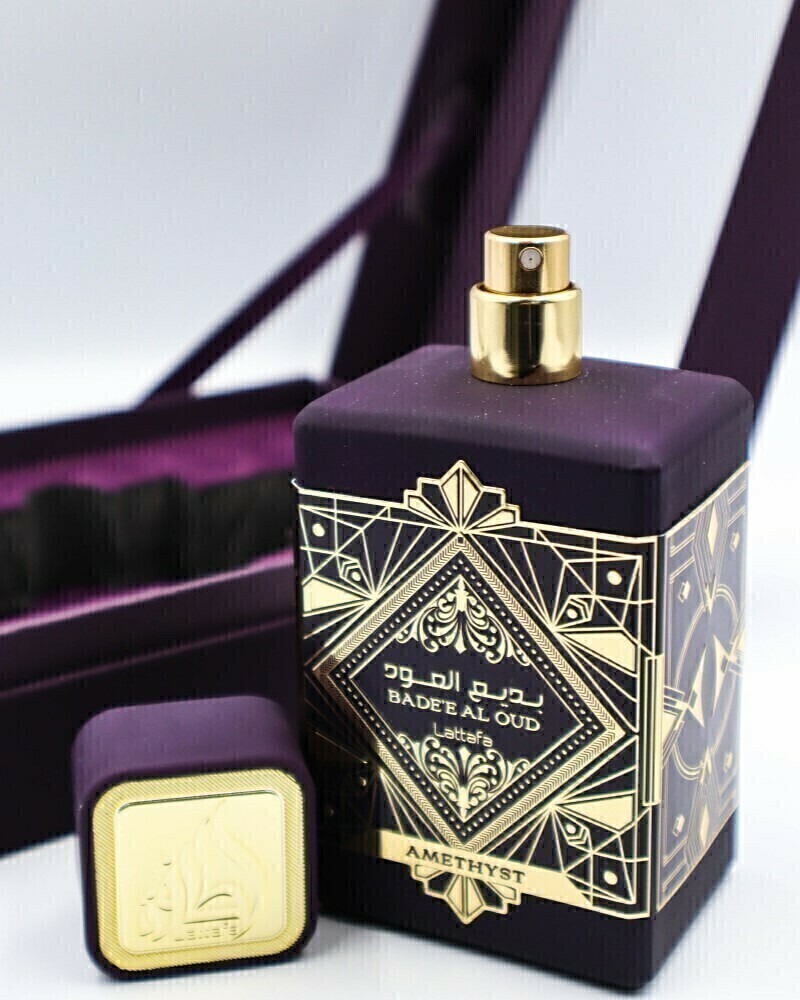 Lattafa - Bade'e Al Oud Amethyst EDP - 100ml - Violeta - Imagen 5