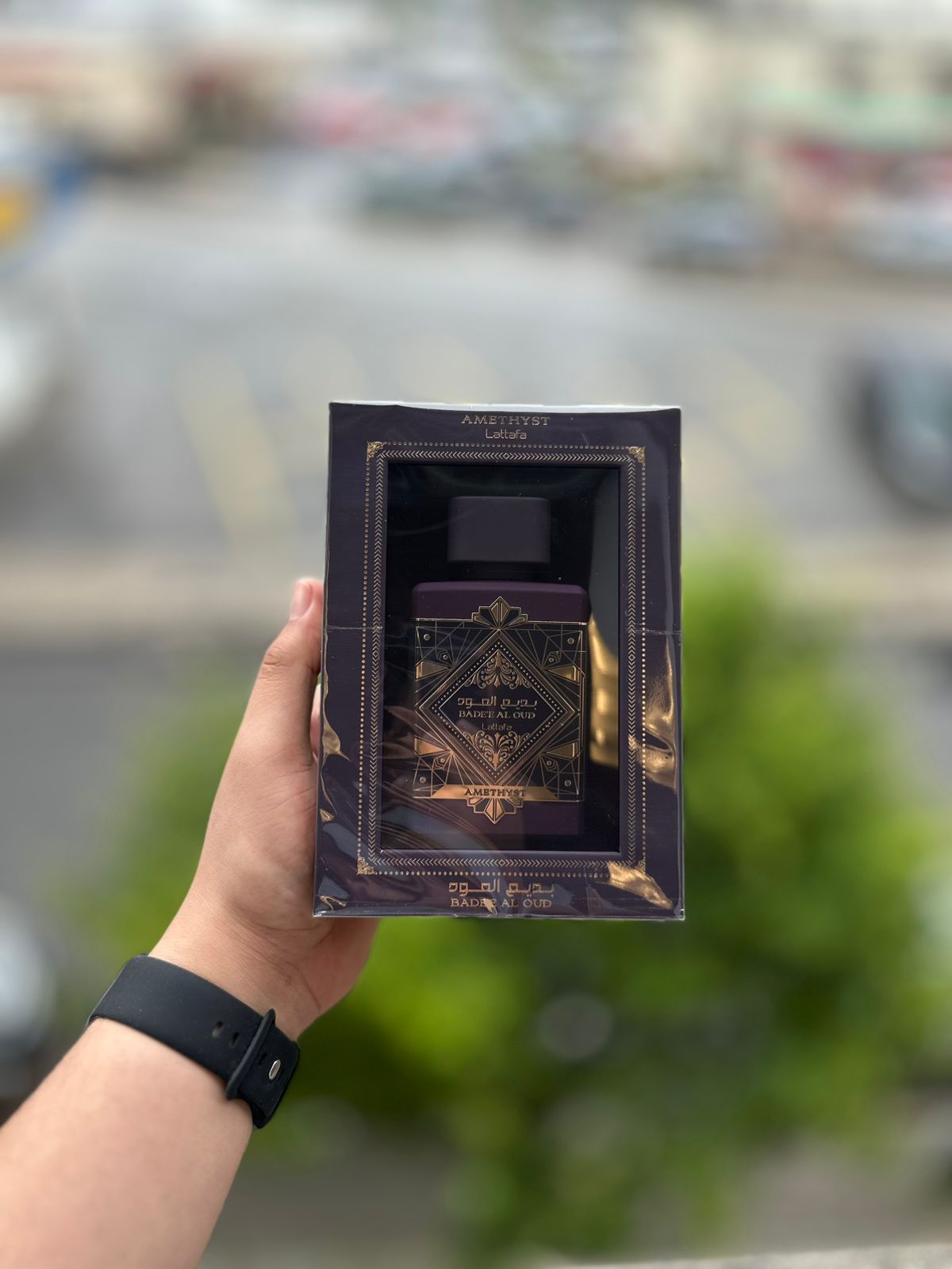 Lattafa - Bade'e Al Oud Amethyst EDP - 100ml - Violeta - Imagen 4