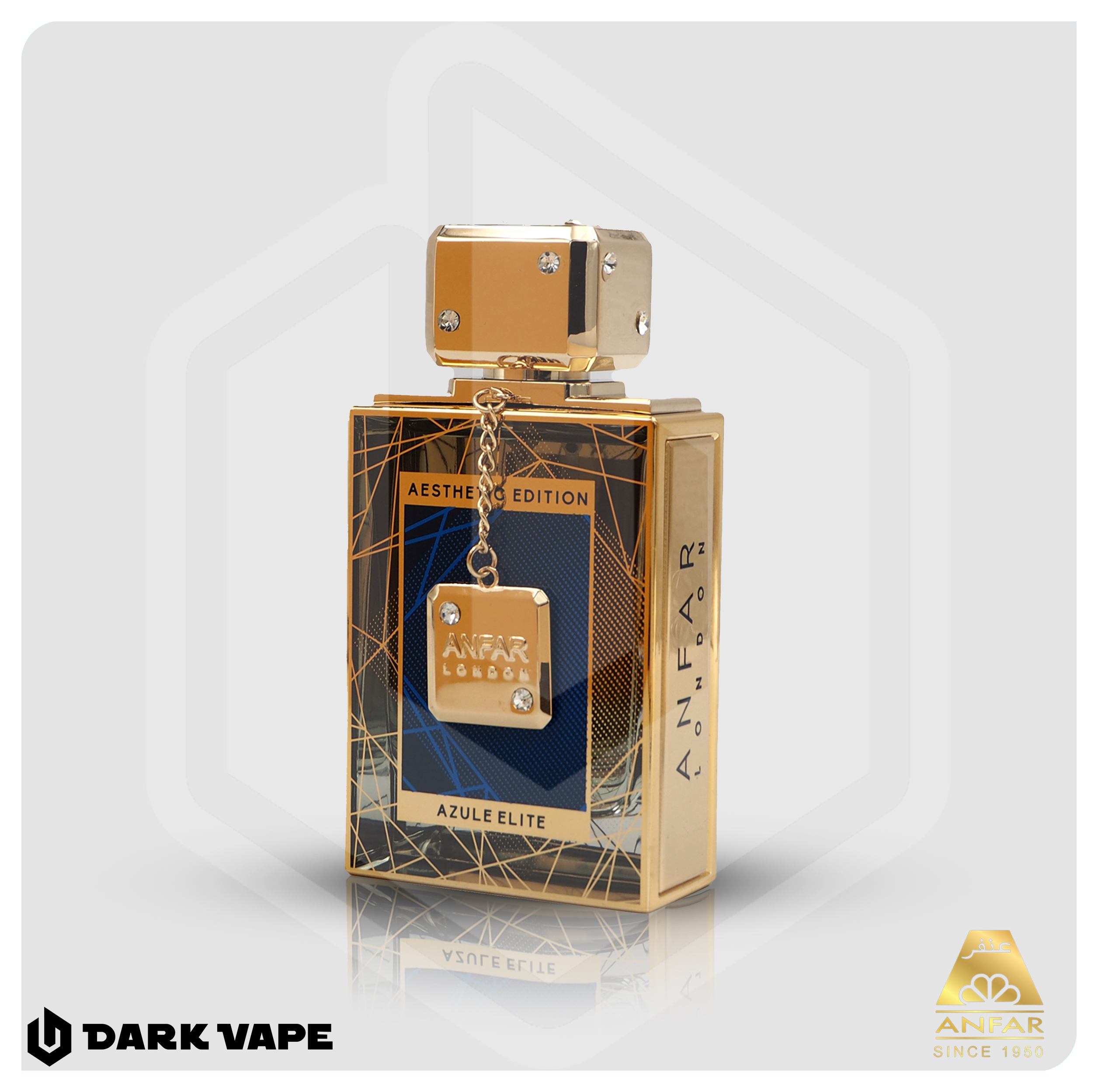 3012017001 PERFUME – Árabe – Anfar – Azule Elite – EDP – 100ml – AZUL Y ORO 3012017001 PERFUME – Árabe – Anfar – Azule Elite – EDP – 100ml – AZUL Y ORO