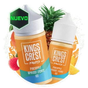 King's Crest Fruits - Pineapple Apricot Lychee Ice - 120ml - 3mg