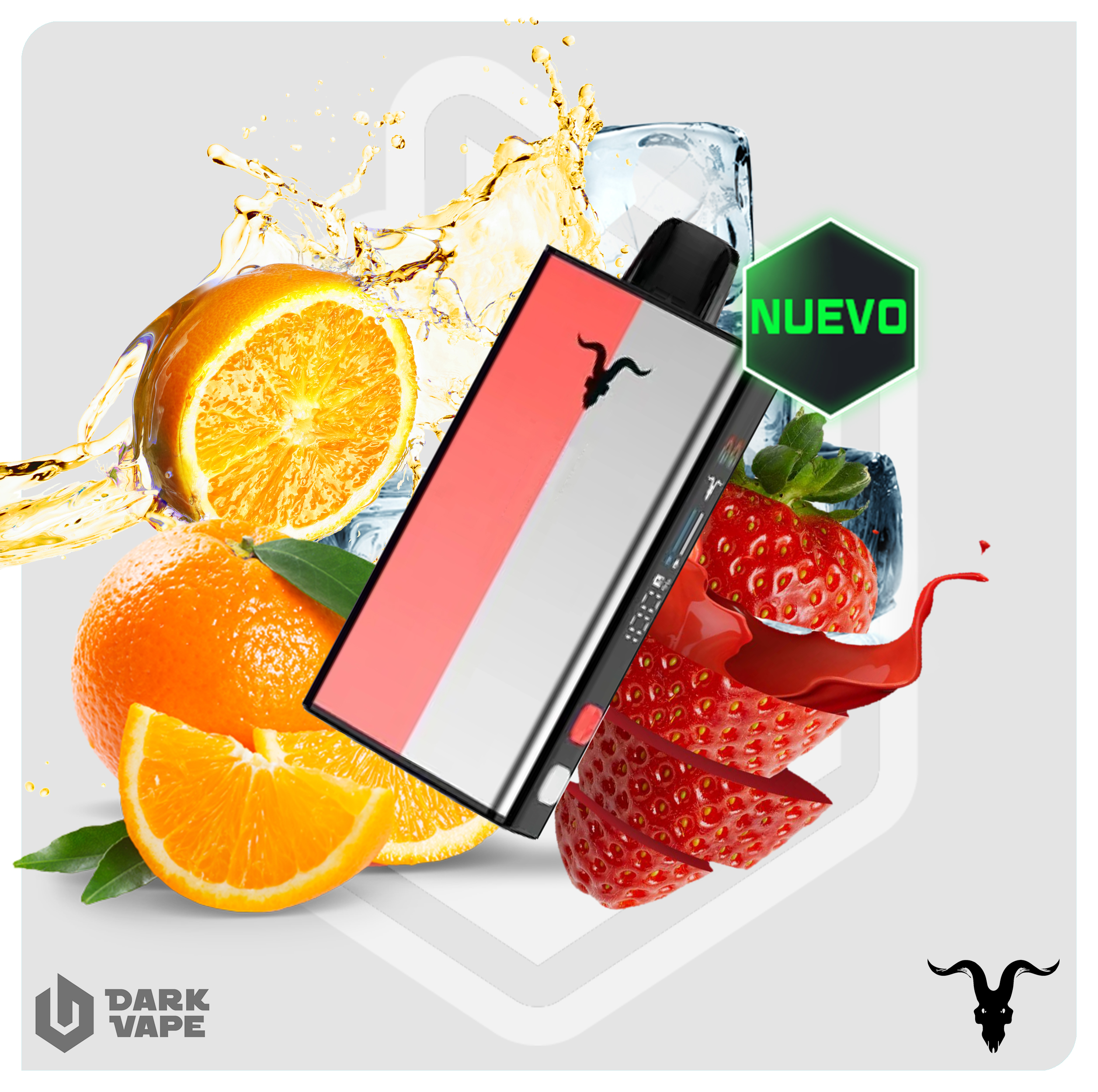 4504178047 DESECHABLE - V-MIX - IGNITE - Orange Ice + Strawberry Ice - 5% - 40000 puff