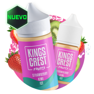 E-LIQUID - FRUITS - King's Crest - Strawberry Kiwi Ice - 3mg - 120ml
